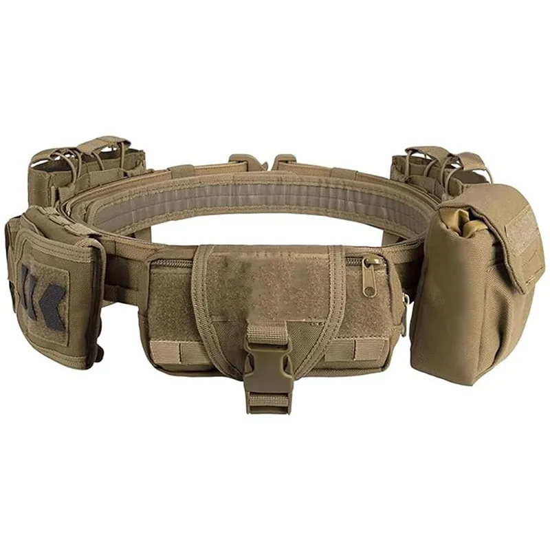 High Duty Adjustable Tactical Training Belt Lightweight Quick Release Rigger Belt Heavy Duty Belts for Men Modular Equipment