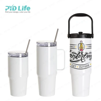 Pyd Life 20oz Stainless Steel Blank Sublimation Yetys Cups 40oz Tumbler ...