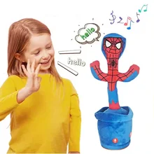 Baby Children Dance Repeated Talking Recording Singing Luminous Cactus Animation Plush Toy Educational Gift Plush Toy