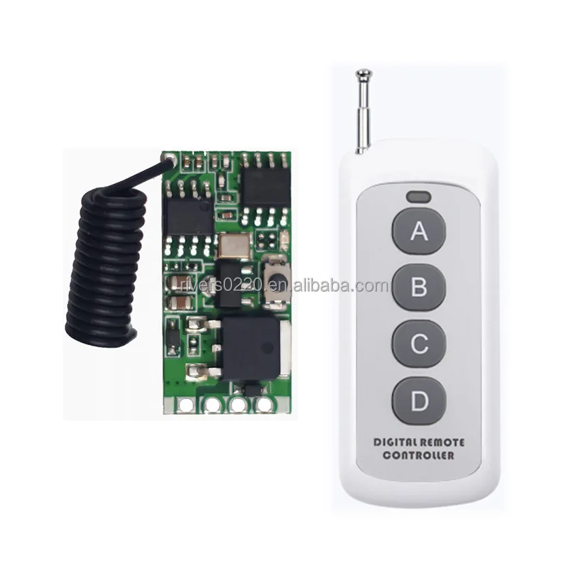 Wireless Remote Control DC Motor Speed Controller for Smart Home