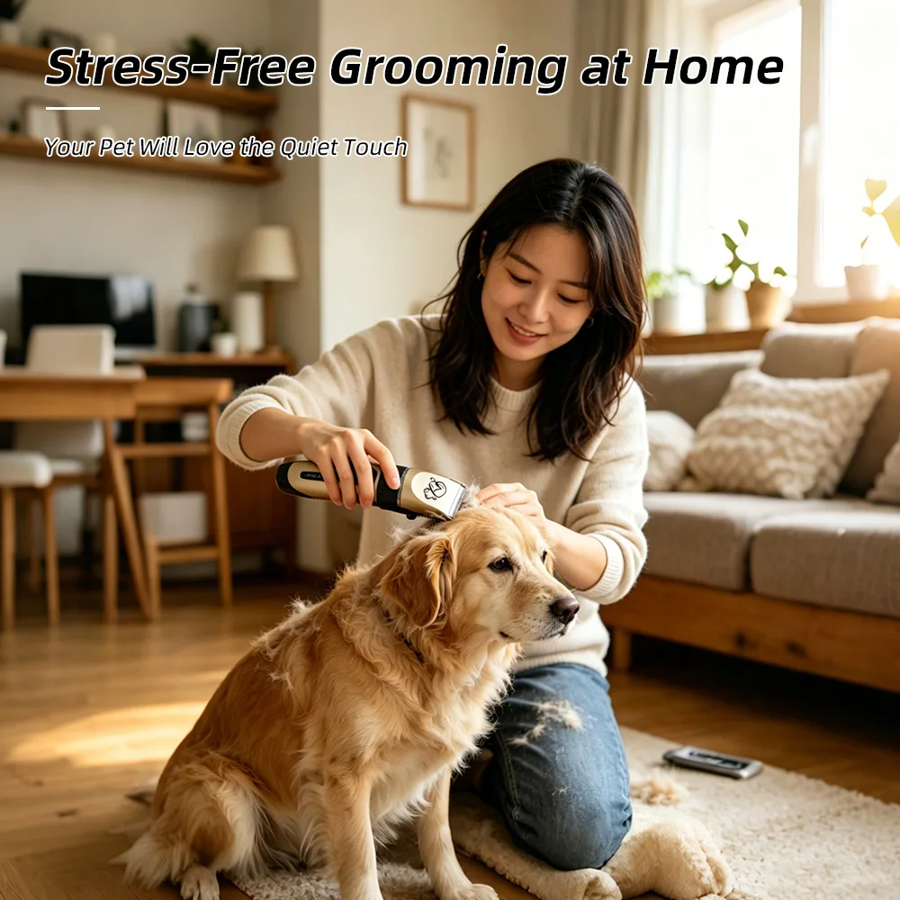 Wholesale Eco-Friendly Plastic Dog Shaver Clippers Low Noise Rechargea - product detail 5