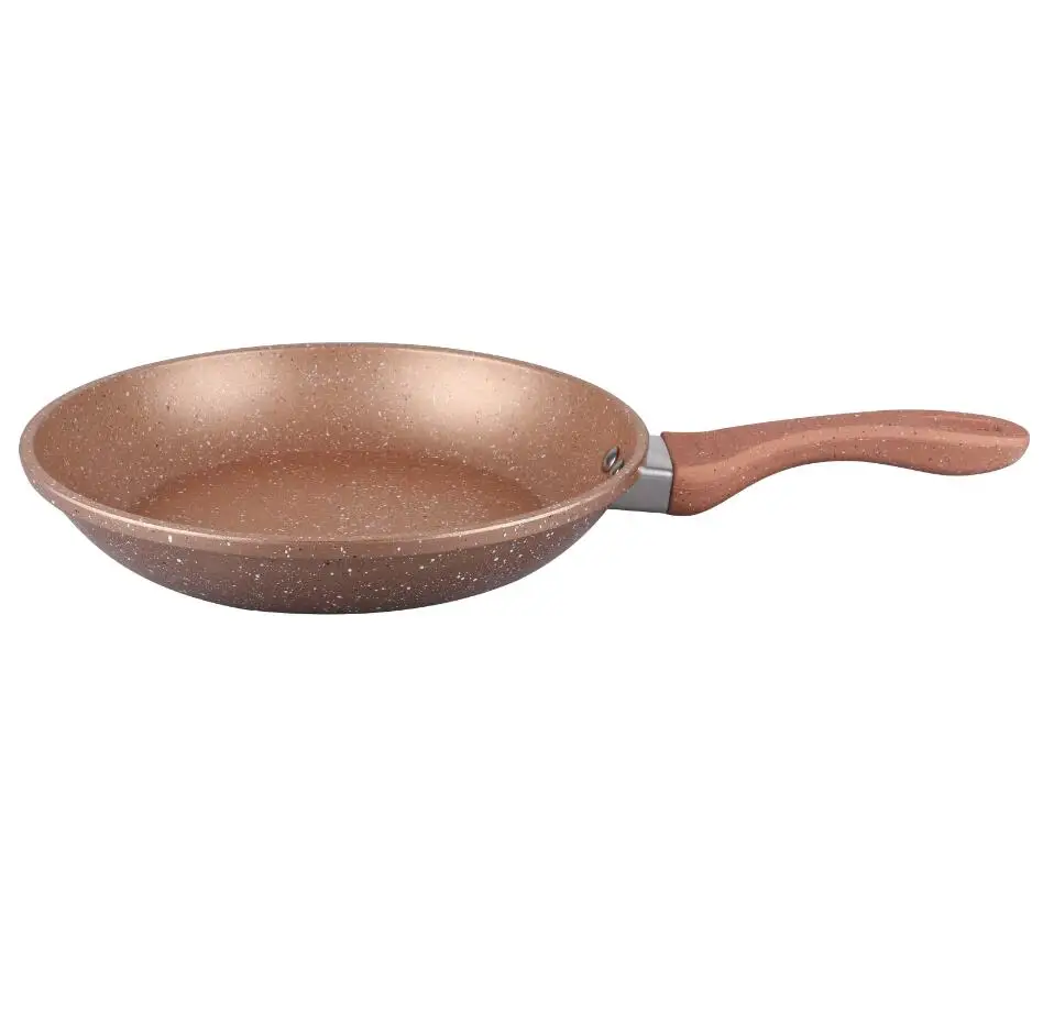 Frying Pan Pan Carbon Steel 28cm in Copper Colours Non Stick Ceramic Coating 