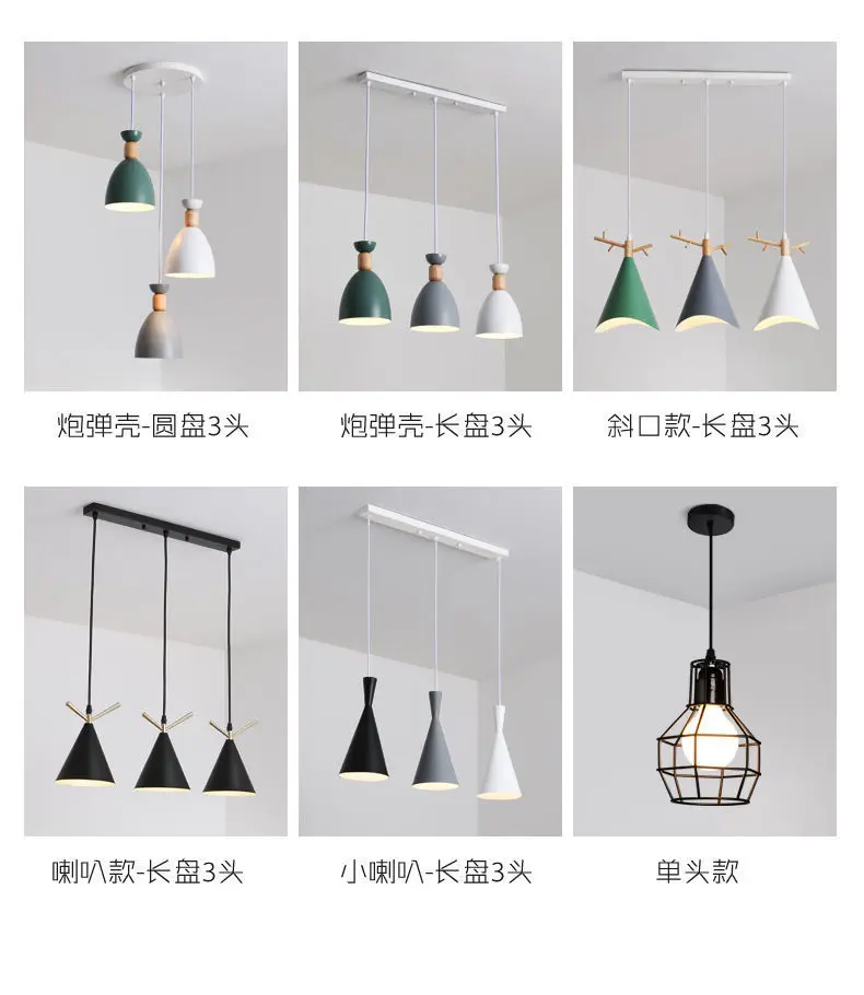 LED Chandeliers, Pendant Lights Loft Rustic Single Head Iron LED Crystal Chandelier Metal Bedroom main image 0