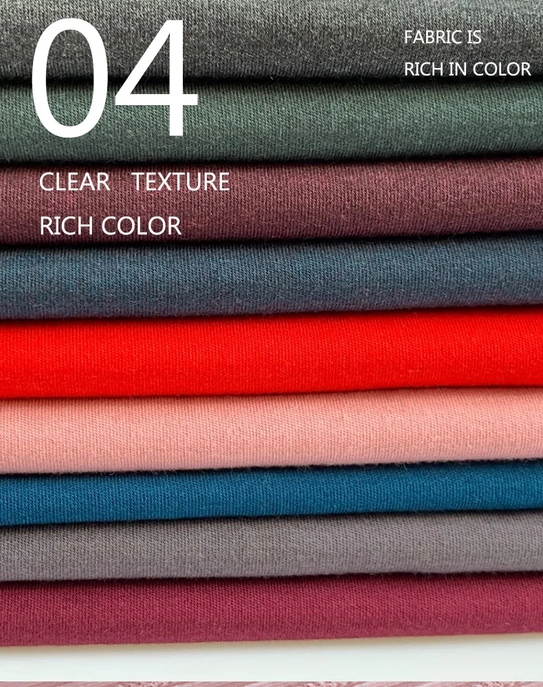 Free Sample 300g De Velvet Dralon Body Heat Fabric Cotton Viscose