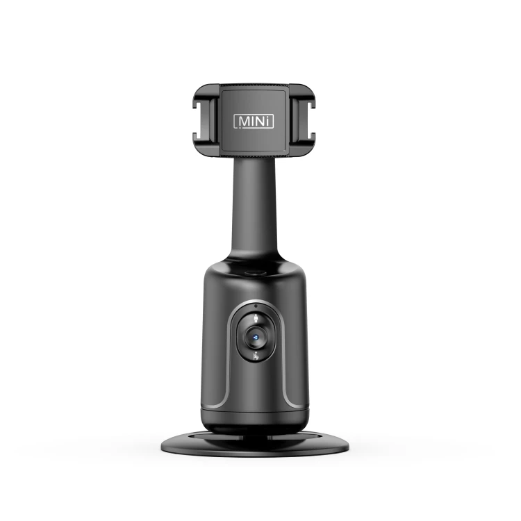 New Intelligent AI Face Recognition Rotating 360 Phone Stand AI tracker Cell Phone Holder with Cold Shoe Interface