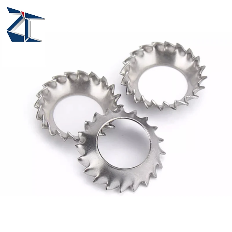 High quality durable M2.5 - M30 DIN 6797 A Stainless Steel 304 Toothed Lock Washers with External Teeth