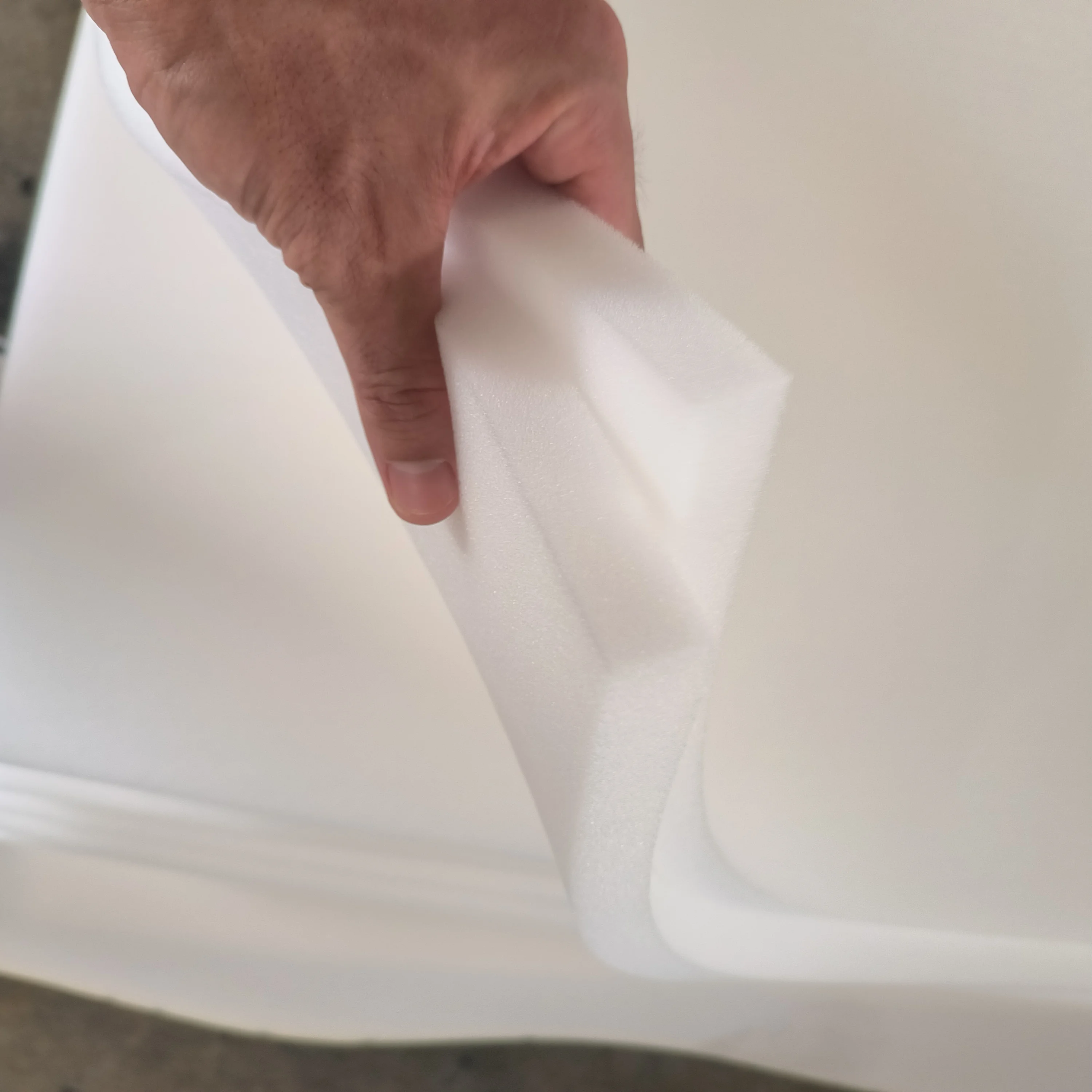 Foshan Factory High Density Sponge Foam Rolls Length 30m 50m Thickness Cut 1cm 2cm 3cm for Mattress Topper Quilting Filling