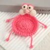Lindos posavasos de leopardo rosa