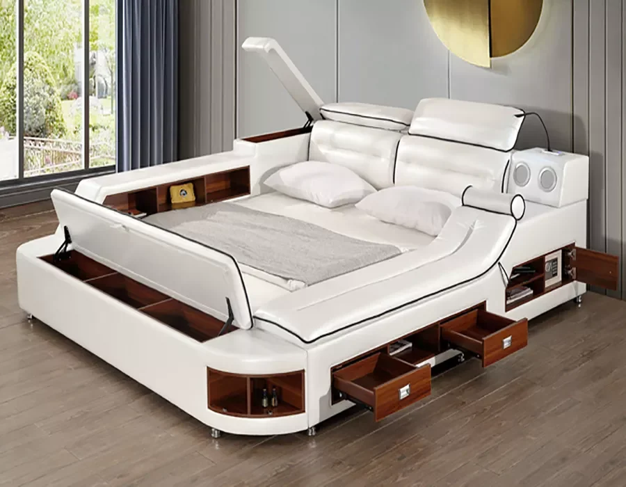 KEHUI Bedroom Cheapest Smart Massage Bed with Mexico Function Modern King Number Led Smart Massage Bed