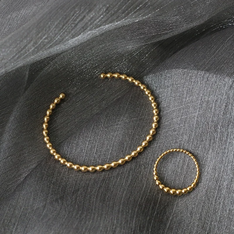 Latest Simple Design 18k Gold Ring Stainless Steel Waterproof Jewelry Cute Rings for Girls