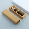 Matte amber perfume bottle + Silver sprayer + Kraft box