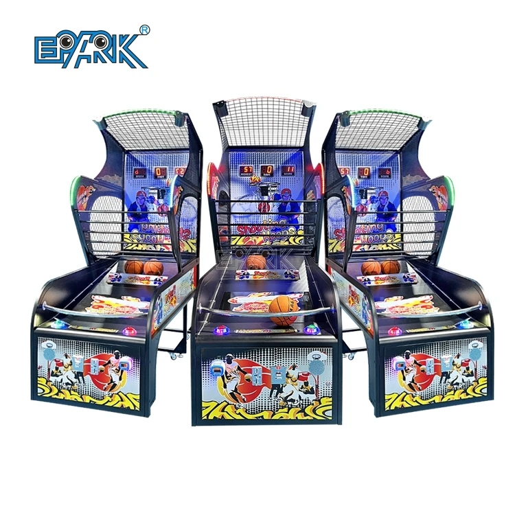 ゲームセンター・ゲームカード mkr Eparkゲームセンターコイン式Ledストリートバスケットボール