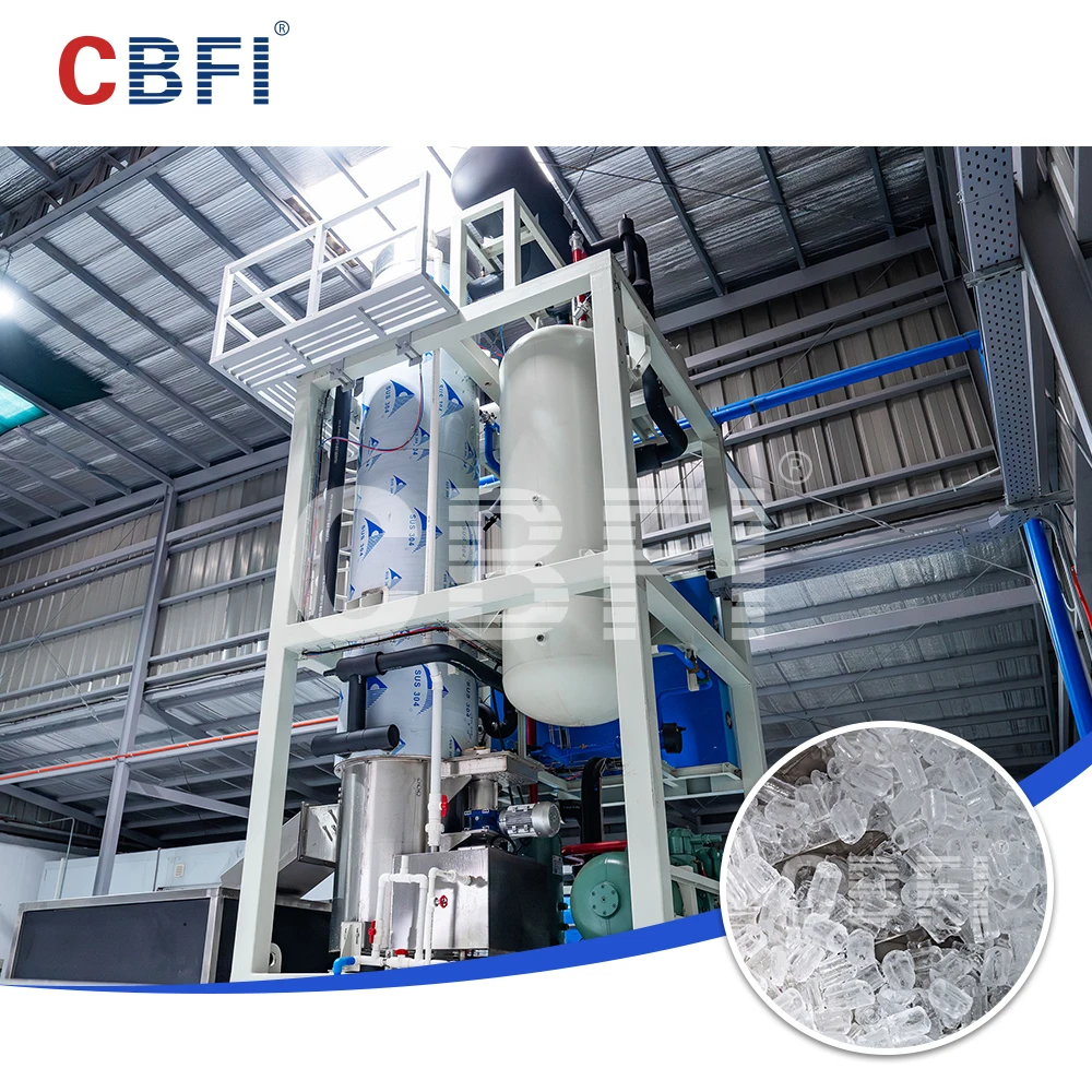 Commercial High Productivity Tube Ice Maker with PLC Control for PLC Motor & Gear for Philippines Italian Myanmar Dubai