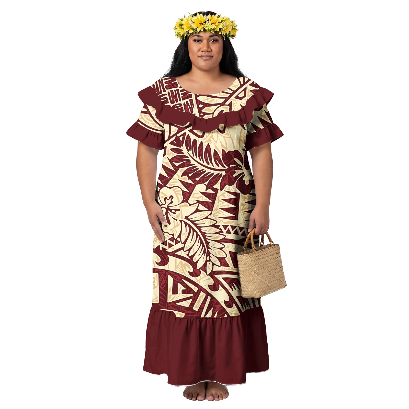 aloha fashion hawaiian fashion dress Mele Hawaiian Dress main image 1