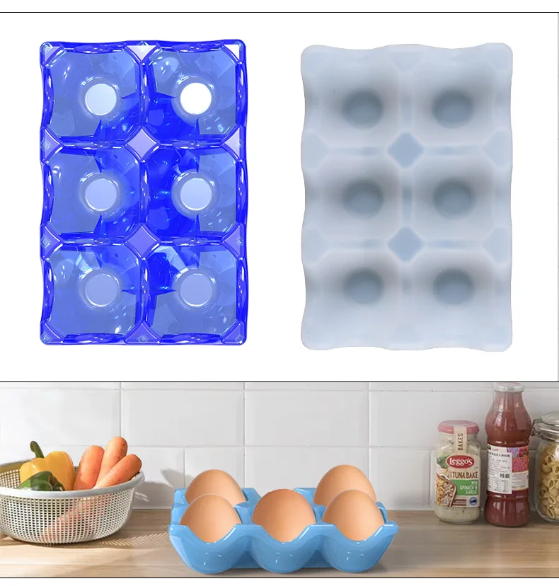 Dripping Glue Mold Creative Egg Tray Egg Storage Item Silicone Mold, Handmade to Create Egg Storage Tray factory