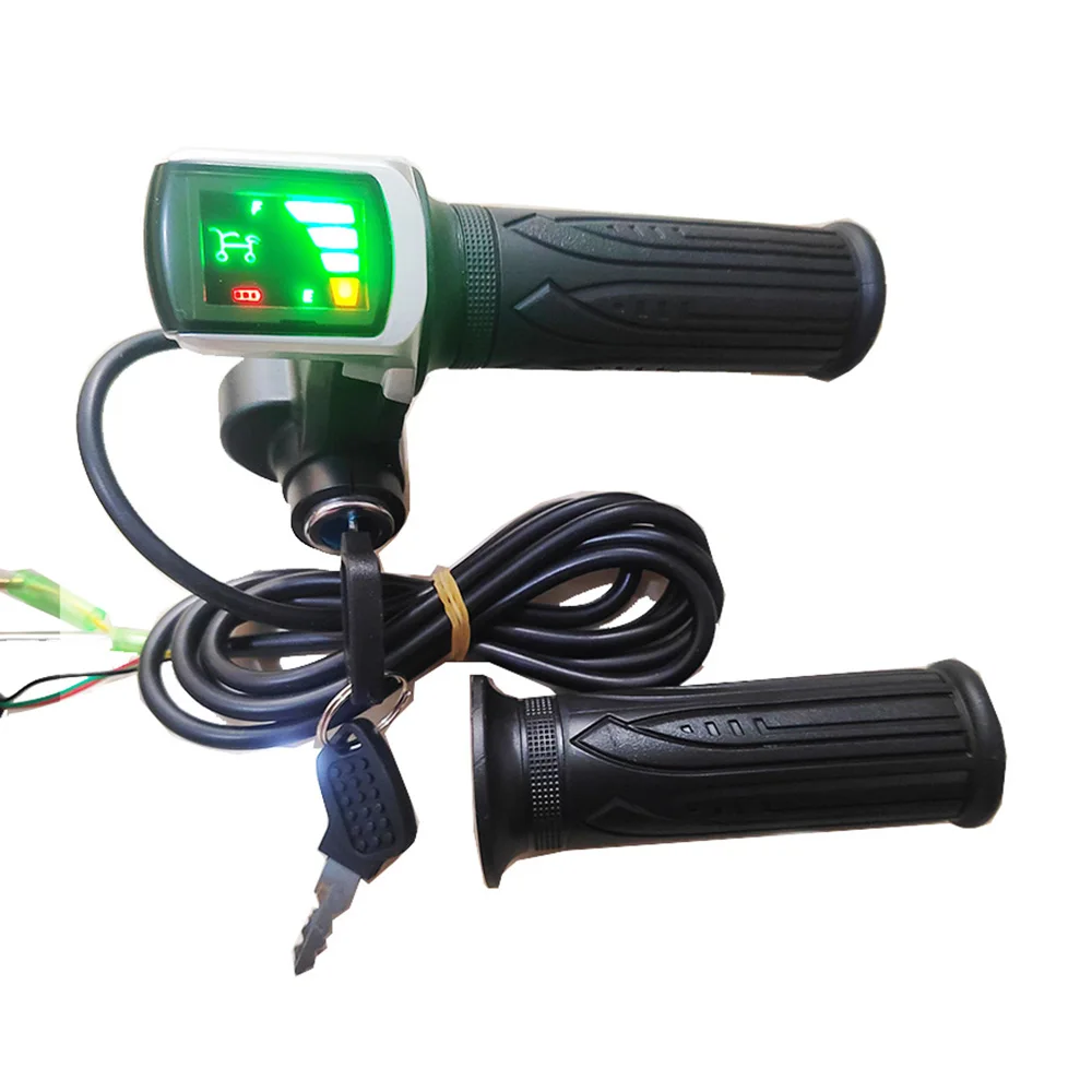 24V-48V Electric Bike Twist Throttle with LCD Key Lock