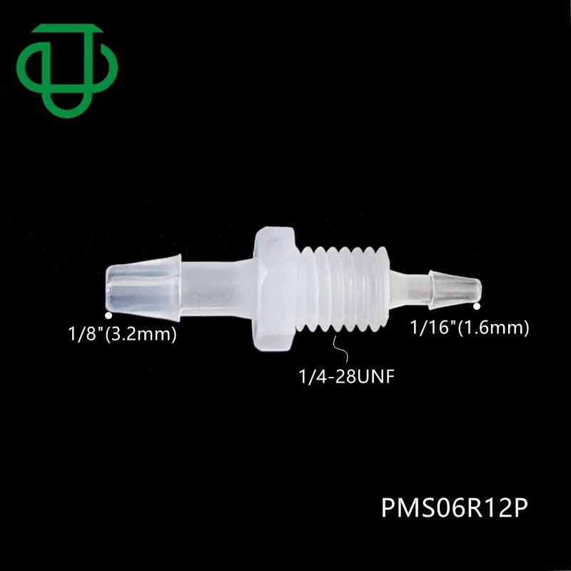 JU Easy Mounting Hose Tubing Connectors Plastic Bulkhead Union Thread Panel Mount Barb Pipe Fittings