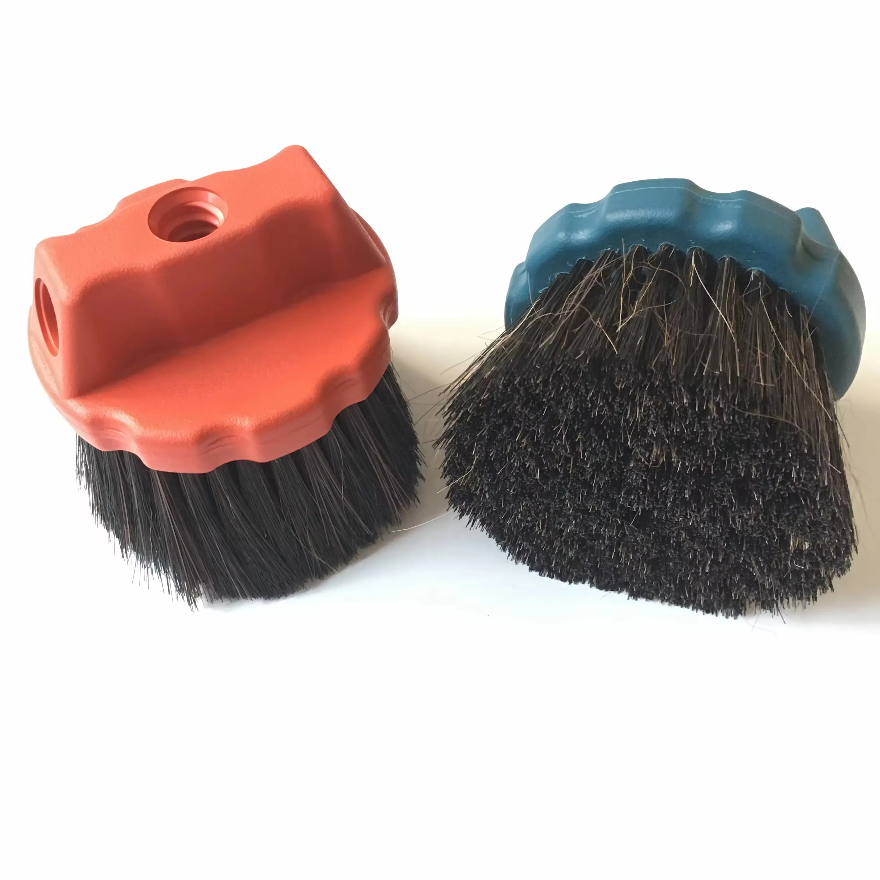 Factory Supply Custom Logo 2-1/2 Bristles Horse Hair Round Drywall Texture Brush Stippling Texture Brush