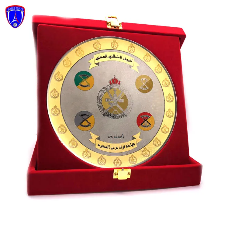 Custom Dubai Uae Oman Award Trophy Medal Plaque Die Casting Gold Medal