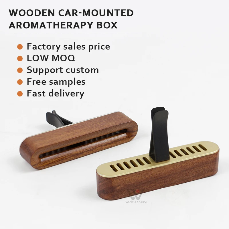 Новинка модный деревянный автомобильный освежитель воздуха ручной работы для ароматерапии диффузор кондиционера ароматизатор с зажимами вентиляционных