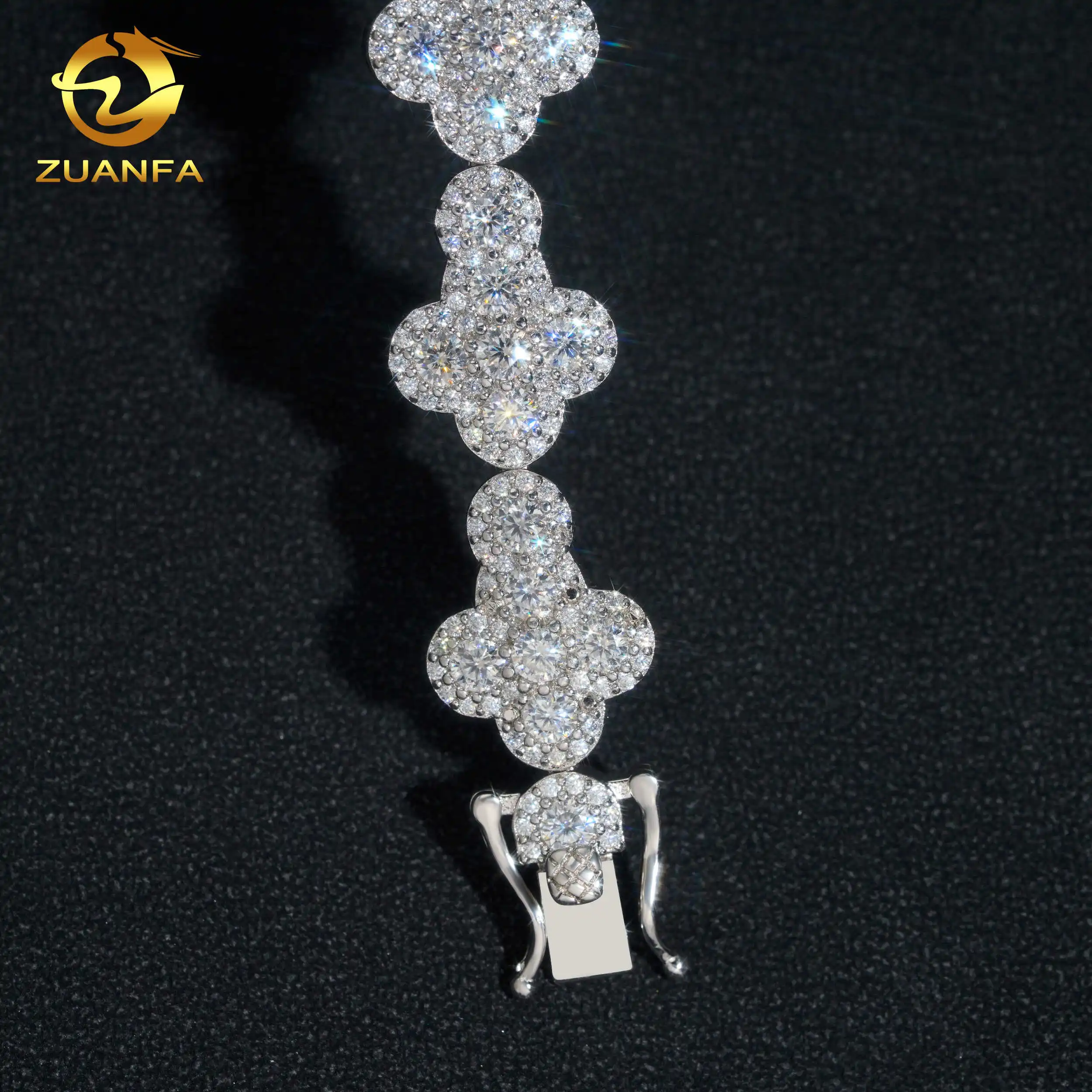 Gra Certified Moissanite Diamond Tennis Bracelet In 925 Silver_voghion.com