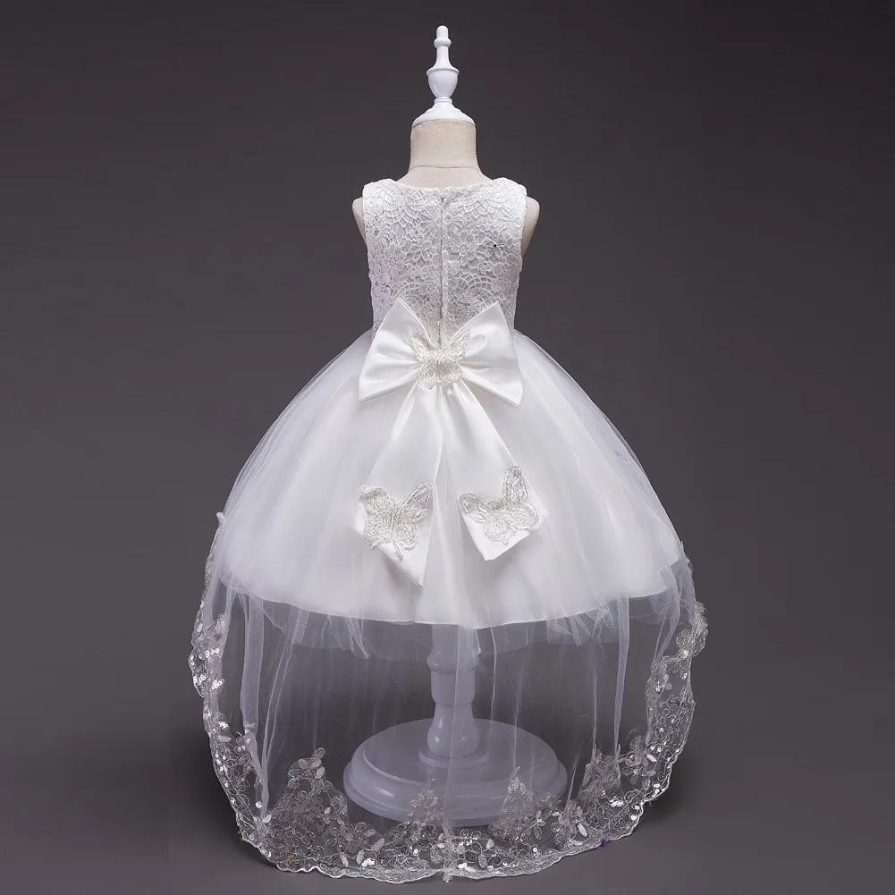 HYC17 Новое поступление, платье для девочки с цветами, свадебные платья для девочек, красивое платье для первого причастия