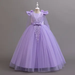 Baby Girl Summer Dress Latest Frock Design Quality Children Lace Kids Birthday Plus Size Flower Girl Dress Clothes for Kids