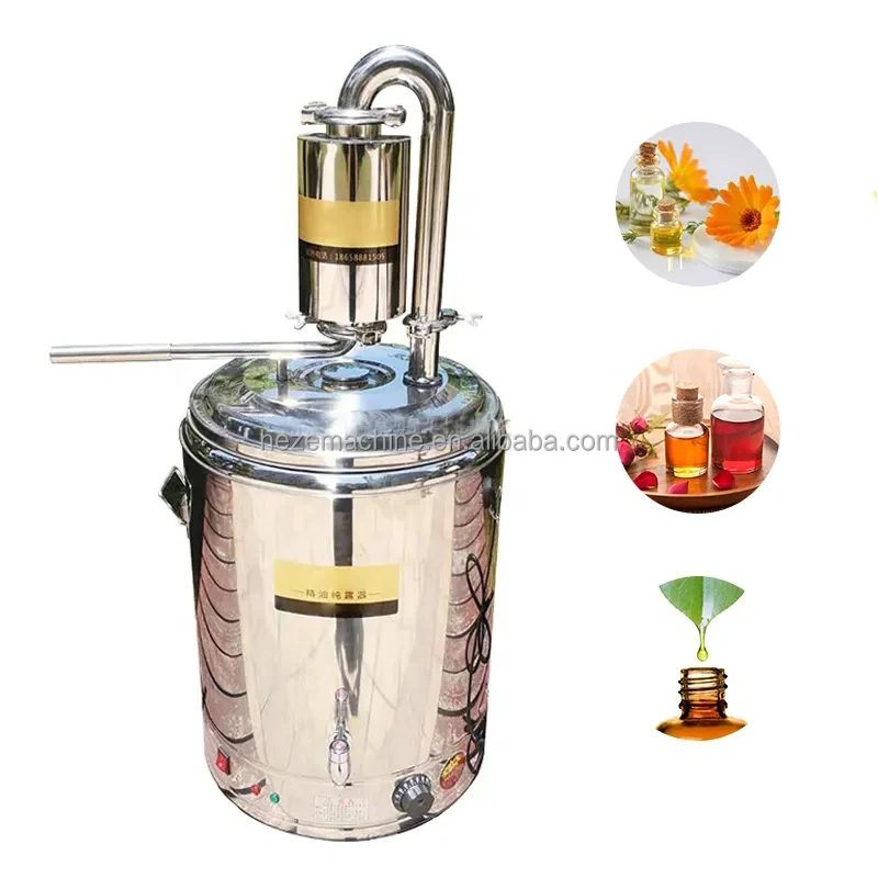 Essential Oil Extraction Distiller Equipment Rose Aroma Essential Oil Extraction Machine
