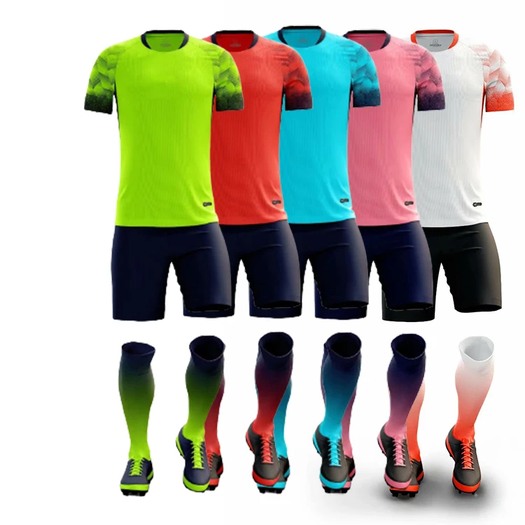 yellow blue orange green and white purple soccer jerseys baby