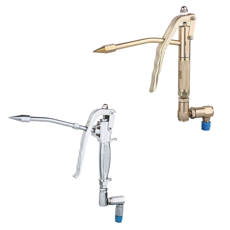 Universal Grease Gun and Manual Direction Filler Injector Nozzle for Pneumatic Grease Pump Injector Grease Lubricator