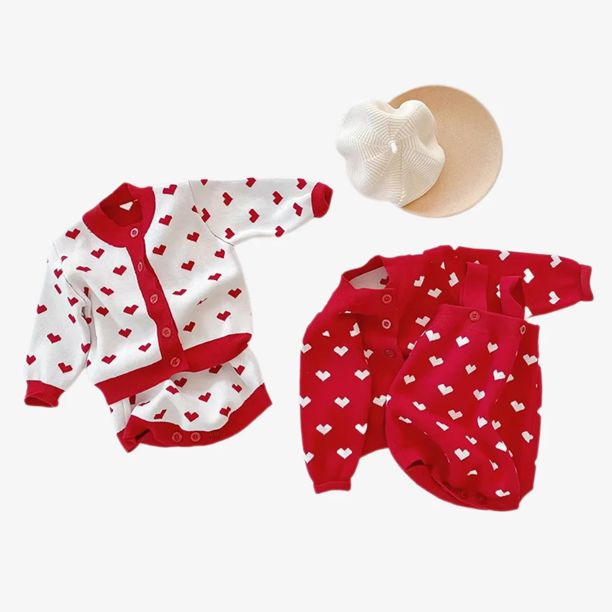 Body Suit Baby Girl Clothes love Baby Girl Suit Cardigan Coat
