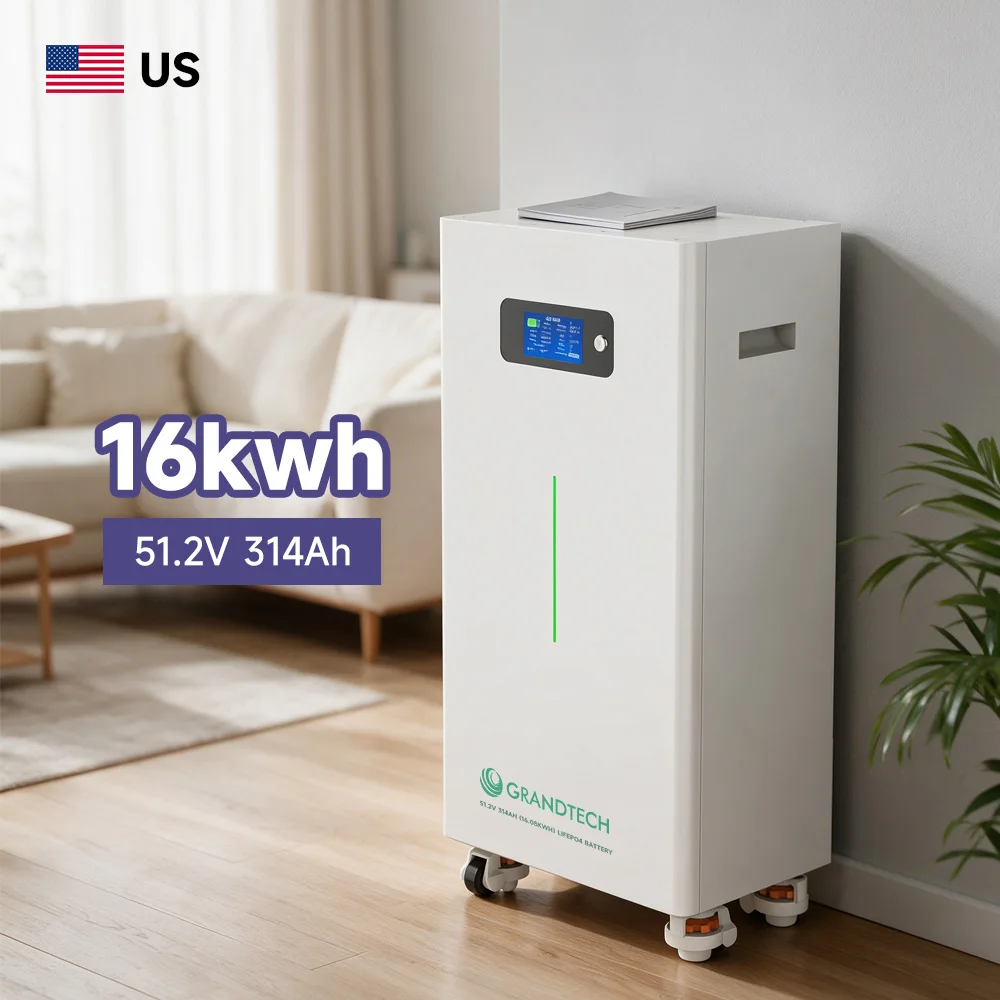 51.2v BMS Lifepo4 Battery Pack 200ah 314ah 10KW 16kwh 20kwh Bateria 5kw 10kw Solar Energy Storage Lithium Ion Batteries 48v 30kw