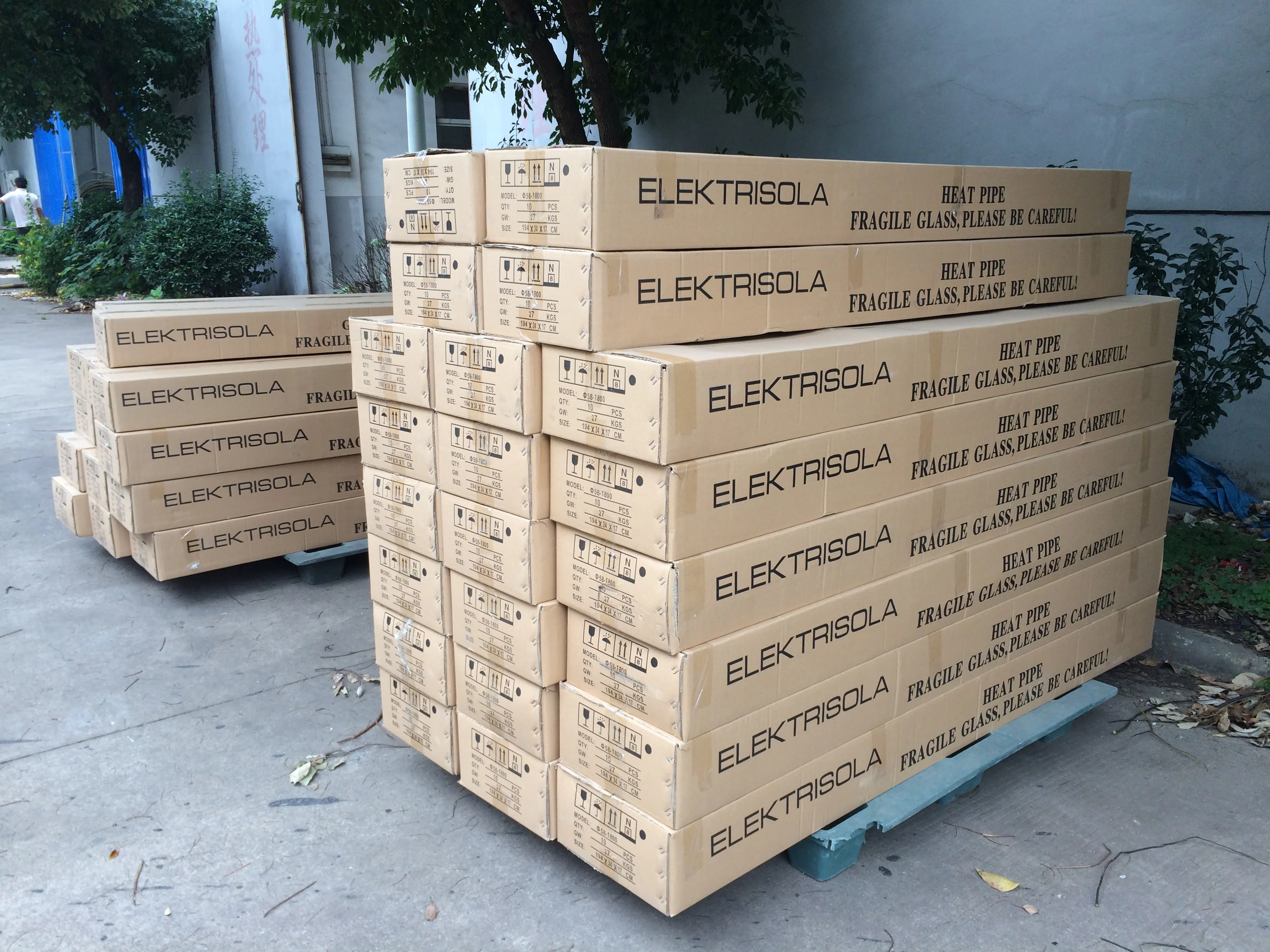 IMPOSOL Customize Size Evacuated Solar Vacuum Tube 47/1500 58/1800 58/2100 for Solar Water Heater Solar Collector
