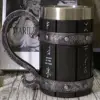 Bamboo barrel beer mug