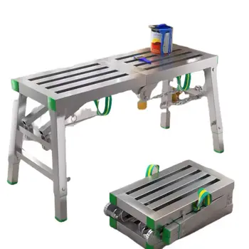 2024 hot sale Lower Price Multi Purpose Galvanized Ladder Folding Working Platform Scaffold Tools