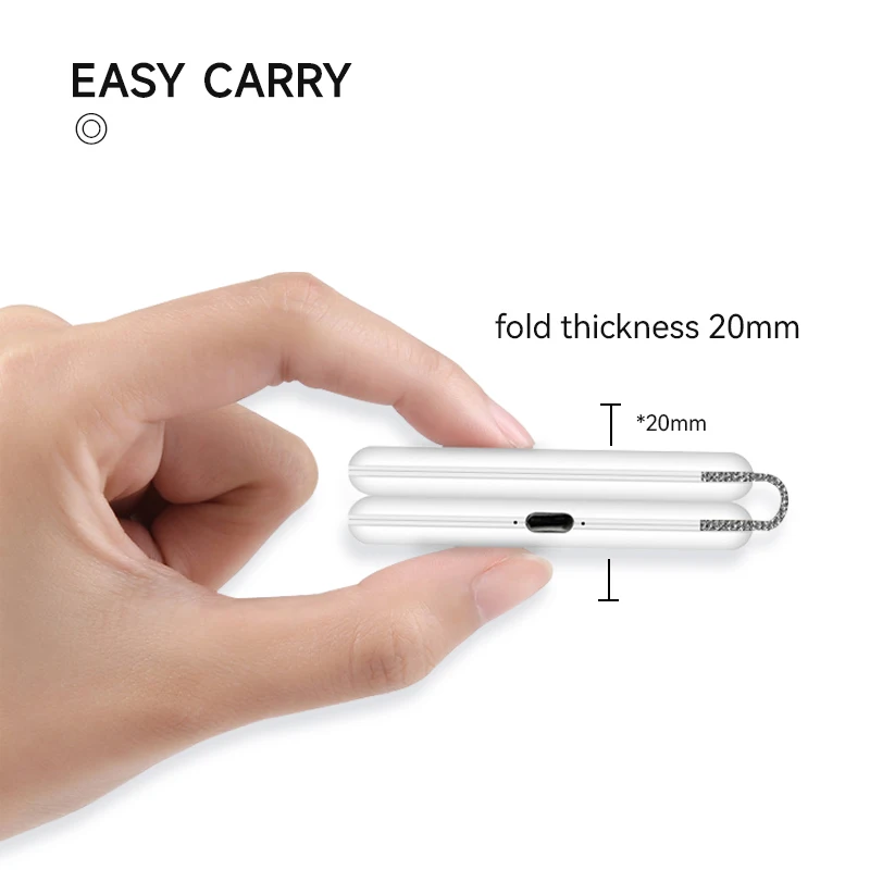 2024 Popular 15W Fast 2 in 1 Wireless Charger Smart Mobile Phone Foldable Wireless Charger for Iphone Iwatch Airpods