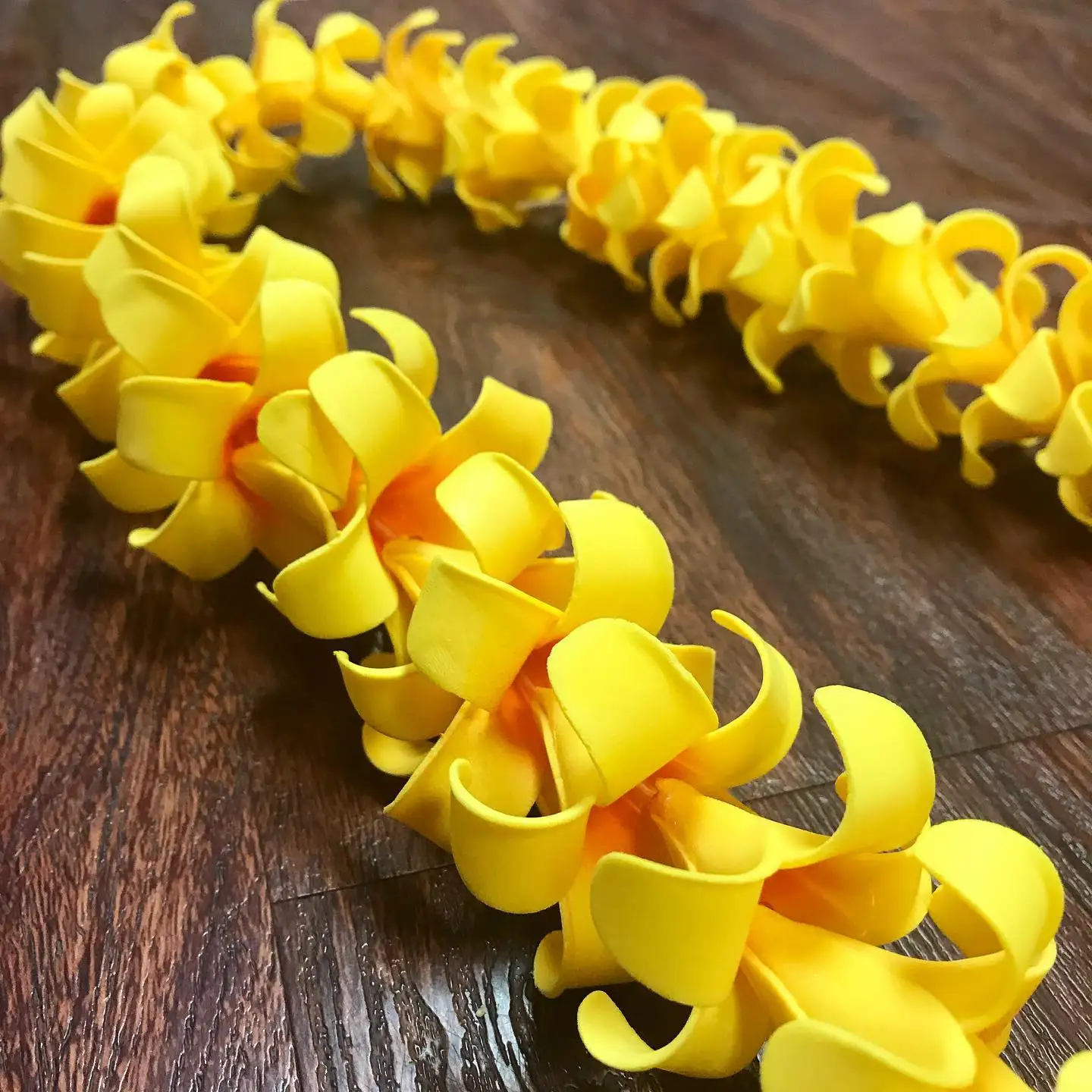 Высококачественная искусственная пена Puakenikeni Hawaiian Lei для празднования танца Хула и украшения