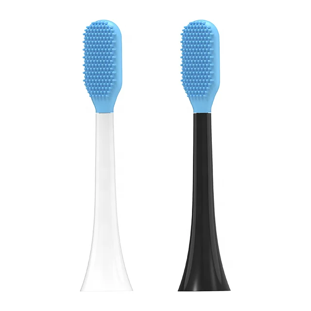 2023 Manufacturer Wholesale cheap electric toothbrush head tongue cleaner brush head tongue scraper cleaner  for philips Xiaomi