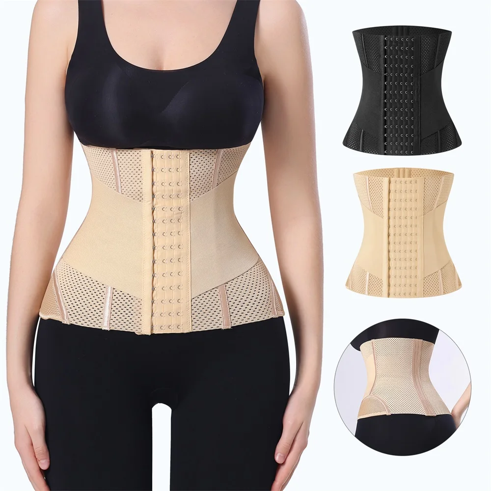 Waist Cincher Trimmer Belt Double Trimmer Shaping Wrap Girdle Full Body Corset Waist Trainer Shaperwear Tummy Control Shaper