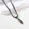 Retro color fox tail chain necklace 60CM+5CM