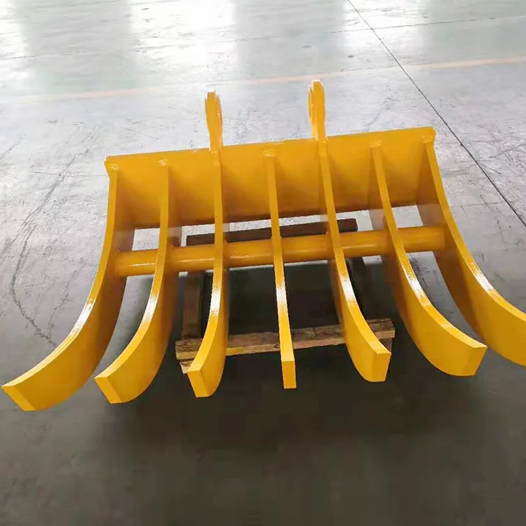 Hydraulic Excavator Root Rake Bucket - Efficient Excavator Attachment ...