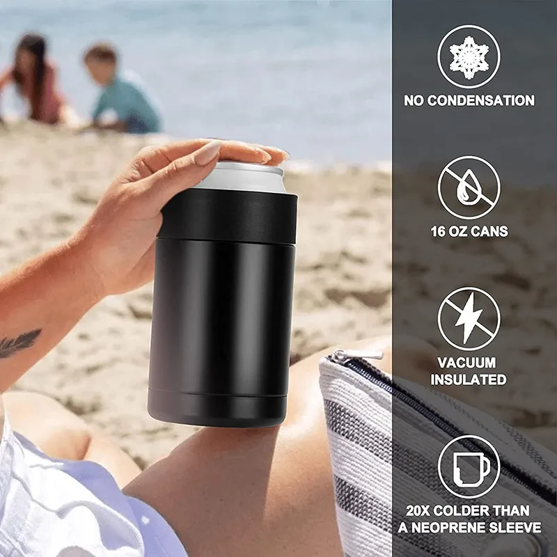 6 Manchons Isolants Néoprène Pour Canettes 16 Oz - Anti-glisse, Réutilisables, 6 Couleurs Assorties