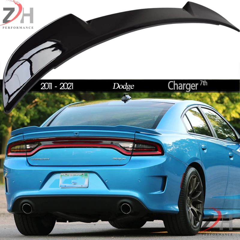 Charge Ld Spoiler,High Gloss Finished Rear Boot Wing & Roof Spoiler For  Dodge 2011 - 2021 4-door Sedan Charger Ld 7 Mk7 7th - Buy Charger Spoiler, Charger Ld Spoiler,Rear Spoiler For Dodge