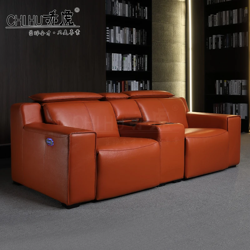 Combination Modern Villa Electric Functional Lazy Sofa Home Theatre