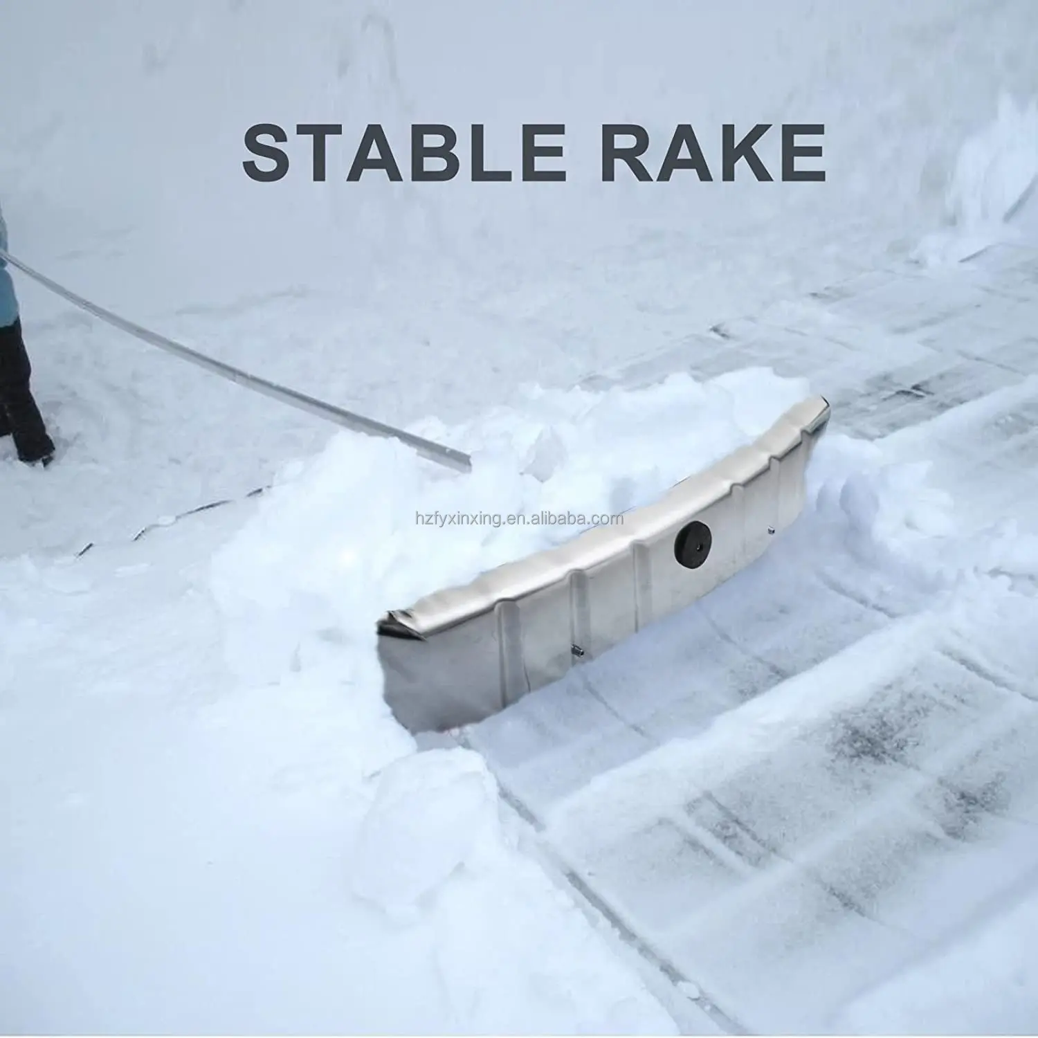 Xinxing 20 ft High Reach Aluminum Extension Pole with Roof Snow Shovel Customized OEM Support Tool