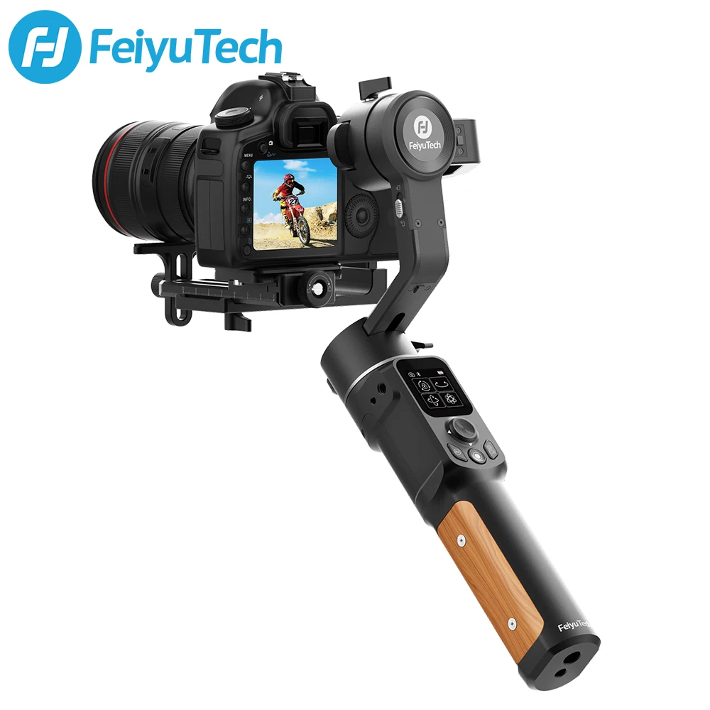 Feiyu AK2000C 3-осевой цифрового однообъективного зеркального фотоаппарата шарнирный стабилизатор для камеры GoPro складной открывания дверцы для Sony Panasonic Canon Fujifilm playload 2,2 кг