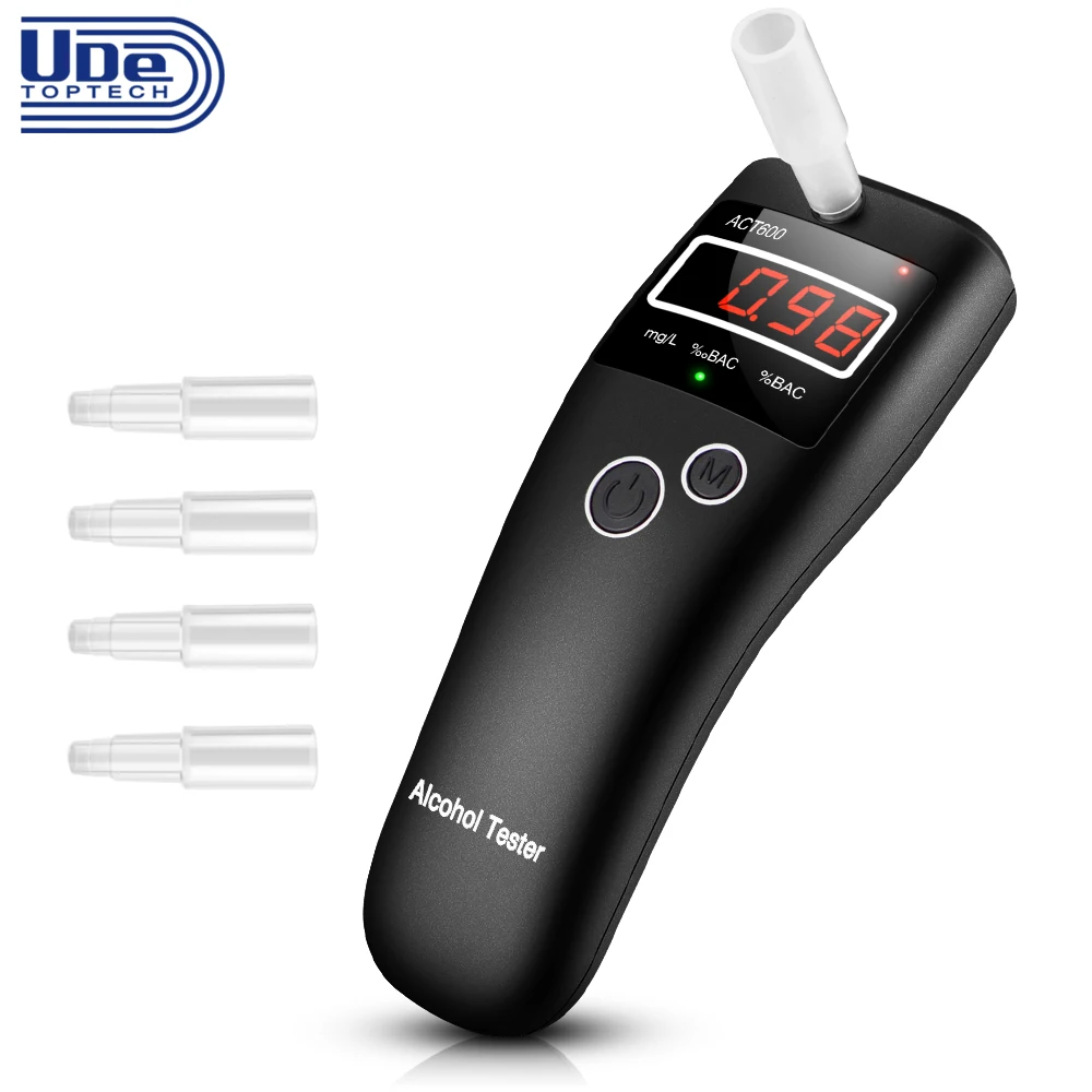 Digital  Alcohol Tester Curve Design Breathalyzer  Factory Wholesale Alkomat