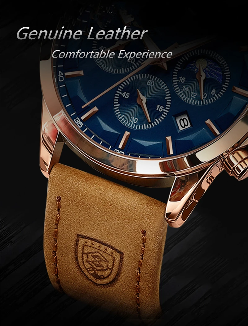 Poedagar P928 Newest Ornate High End Newest Customize Best Selling Waterproof Best Price Men Quartz Watch Stainless Steel Band