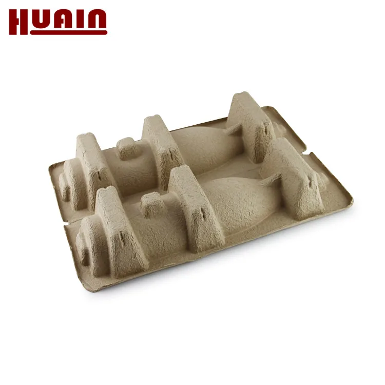 Molded Pulp Wine Shipper for Beer Durable Slotted Boxes
