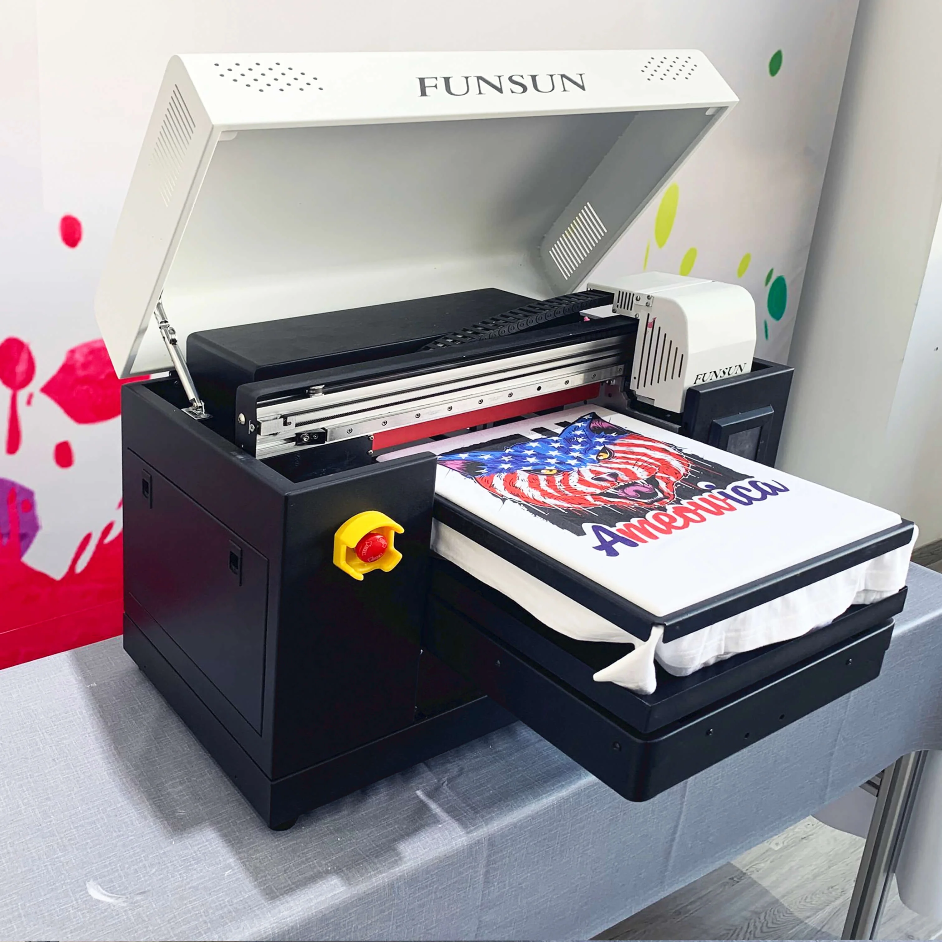 Funsun 2020 Advanced Direct to Fabric Digital Machines Textile Tshirt  Printer Machine Direct Printing T-Shirt Garment DTG Printer - China T-Shirt  Printer, DTG Printer